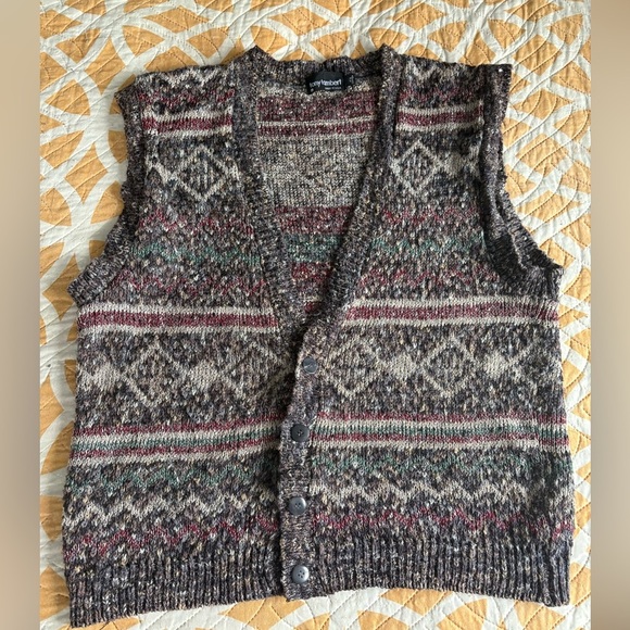 Vintage Men’s Tony Lambert Sweater Vest Size M - Picture 1 of 7